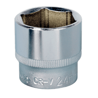 Sealey S3824 WallDrive® Socket 24mm 3/8"Sq Drive