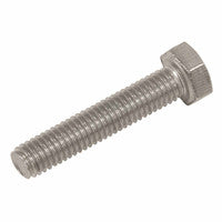 Sealey S525 Stainless Steel Hex Head Set Screw DIN 933 - M5 X 25 A2 (50 Pack)