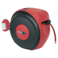 Sealey SA824 Air Hose Reel Auto-Rewind Control 30m Ø10mm ID - Rubber Hose