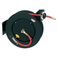 Sealey SA841 Retractable Air Hose Metal Reel 15m Ø10mm ID Rubber Hose