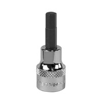 Sealey SBH009 Hex Socket Bit 6mm 3/8"Sq Drive