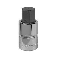 Sealey SBH025 Hex Socket Bit 17mm 1/2"Sq Drive