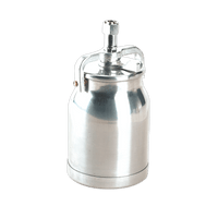 Sealey SC138 Alloy Paint Pot with Cam Action Lid 1ltr