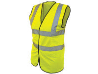 Scan SCAWWHVWM Hi-Vis Yellow Waistcoat - M (41in)