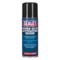 Sealey SCS300 Superglue Activating Aerosol 200ml Pack of 6
