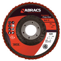 Abracs Ceramic Flap Disc 115mm x 22mm x 80G