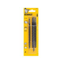 DeWalt DT2169-QZ HCS T-Shank Jigsaw Blades for Wood 116mm x 6 TPI (5 Pack)