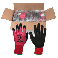 Atlantic Waterproof latex glove size 9 (L) Box of 120 Prs